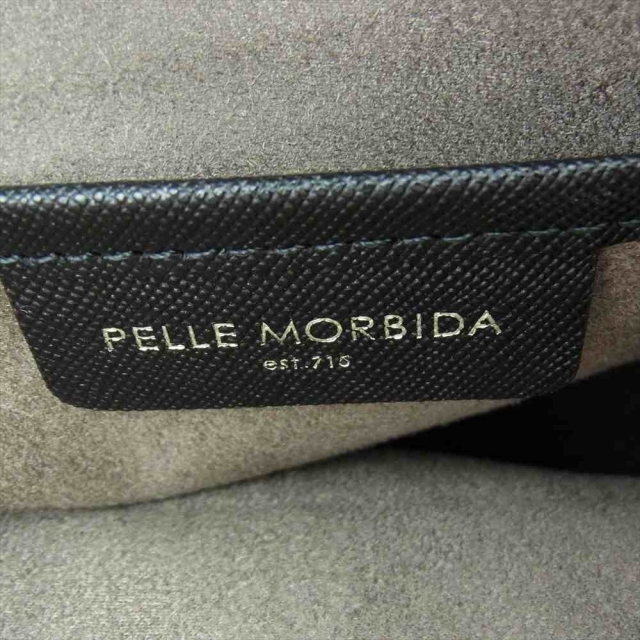 PELLE MORBIDA(ペッレ モルビダ)のPELLE MORBIDA ペッレモルビダ トートバッグ PMO-CA113 Capitano キャピターノ パスケース&ホイッスル ビジネス トートバック ブラック ブラック系【新古品】【未使用】【中古】 メンズのバッグ(トートバッグ)の商品写真