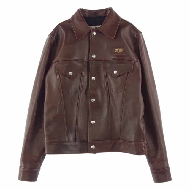 Lewis Leathers ルイスレザー レザージャケット Western jacket  シープ スキン ブラウン系 36【美品】