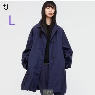 ユニクロ(UNIQLO)のユニクロ +J ジルサンダーオーバーサイズライトコート(ロングコート)