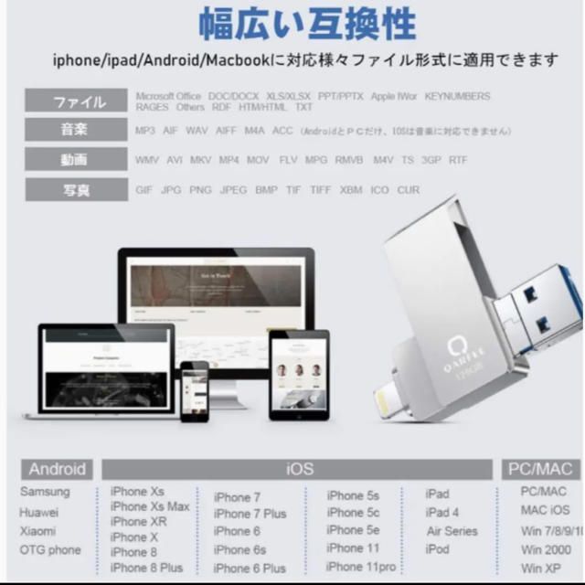 【新品・未使用】USBメモリ iPhone 128GB 1