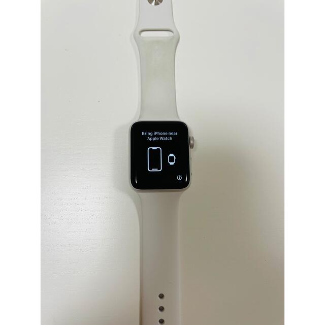 Apple Watch(アップルウォッチ)のApple Watch3 (42mm)シルバーアルミニウムGPS スマホ/家電/カメラのスマホ/家電/カメラ その他(その他)の商品写真