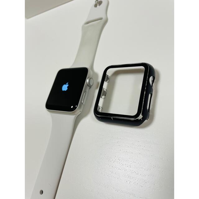 Apple Watch(アップルウォッチ)のApple Watch3 (42mm)シルバーアルミニウムGPS スマホ/家電/カメラのスマホ/家電/カメラ その他(その他)の商品写真