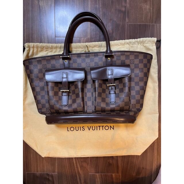 LOUIS VUITTON(ルイヴィトン)のルイヴィトン　ダミエ　ダマスクGM レディースのバッグ(トートバッグ)の商品写真