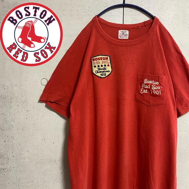 UNIQLO(ユニクロ)のUNIQLO×MLB/ボストン・レッドソックス　ビンテージTシャツ メンズのトップス(Tシャツ/カットソー(半袖/袖なし))の商品写真