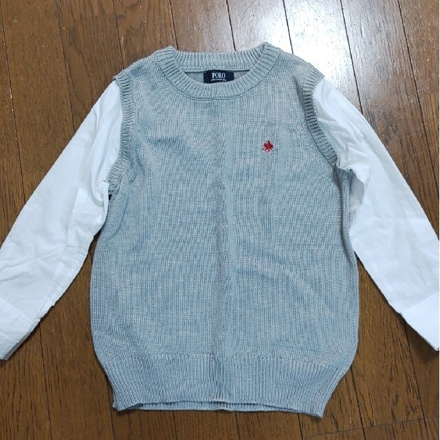 セレモニー　おしゃれ　正装 キッズ/ベビー/マタニティのキッズ服男の子用(90cm~)(ニット)の商品写真