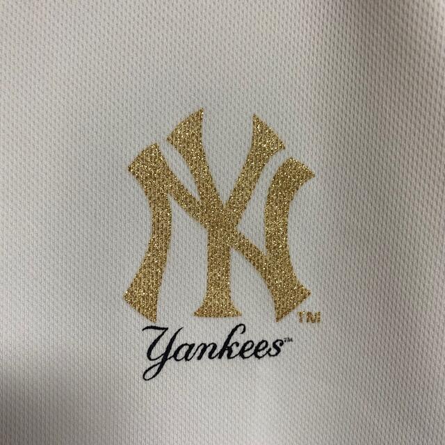 MLB ニューヨークヤンキース/メッシュTシャツ/ゲームシャツ/ロゴワッペン