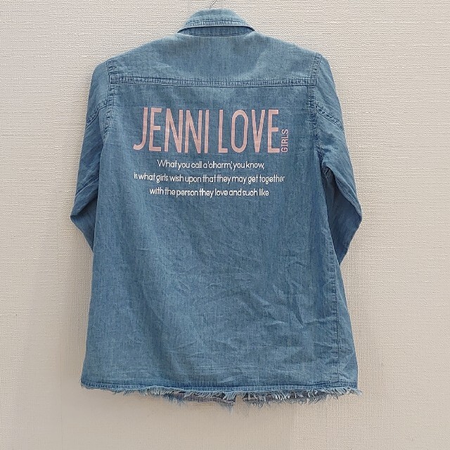 JENNI(ジェニィ)のジェニィ  デニム風 ブラウス  150㎝ キッズ/ベビー/マタニティのキッズ服女の子用(90cm~)(ブラウス)の商品写真