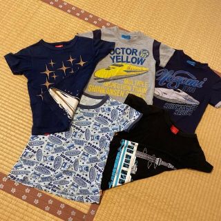 オジコ(OJICO)の電車　新幹線　Tシャツ120 男の子　値下げ中(Tシャツ/カットソー)