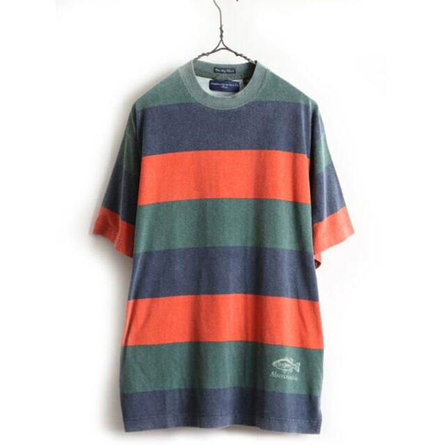 90s 希少サイズ S □ Abercrombie&Fitch ワイド ボーダーの通販 by