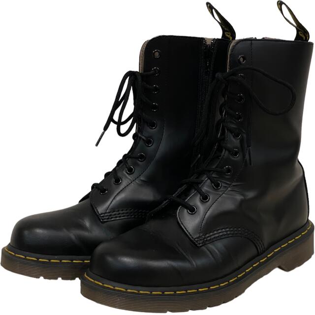 YOHJI YAMAMOTO× Dr.Martens 10ホール ジップブーツ