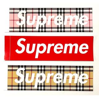 シュプリーム(Supreme)のSUPREME  Burberry Sticker シュプリーム □期間限定20(その他)