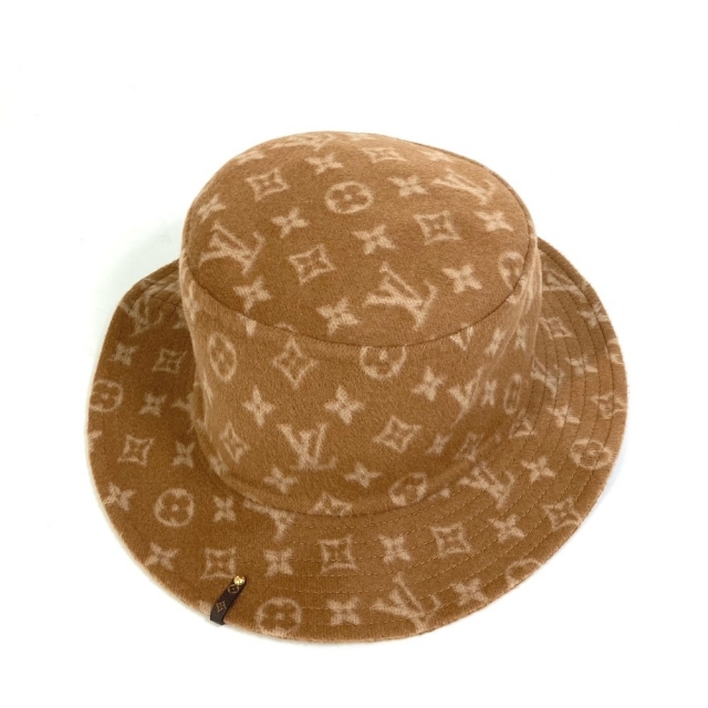 LOUIS VUITTON(ルイヴィトン)のルイヴィトン LOUIS VUITTON ボブ・キャリーオン  M77294 アパレル 帽子 ハット ウール ブラウン 新品同様 レディースの帽子(ハット)の商品写真