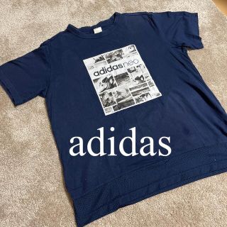 アディダス(adidas)の売り切り✨adidas  neo  ワンポイント  ロゴTシャツ  Mサイズ(Tシャツ/カットソー(半袖/袖なし))