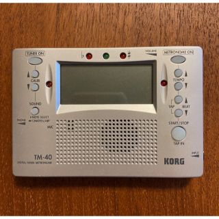 コルグ(KORG)のKorg コルグ デジタル・チューナー・メトロノームTM-40(その他)