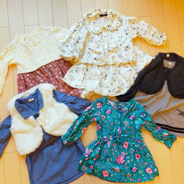 Biquette Club(ビケットクラブ)の90 5枚セット♥ キッズ/ベビー/マタニティのキッズ服女の子用(90cm~)(ワンピース)の商品写真