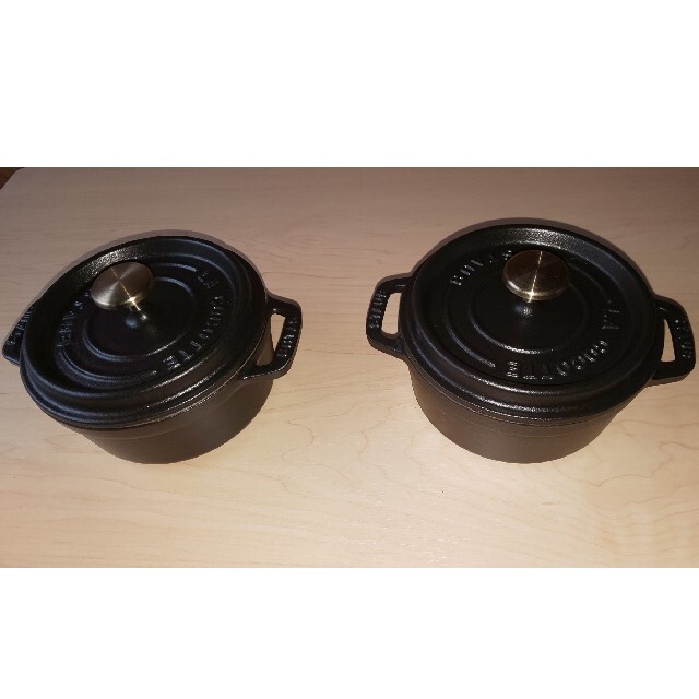 ストウブ ココット ラウンド 12cm ブラックツヤなし - 調理器具 ストウブ ココット ラウンド 12cm ブラックツヤなし - 調理器具