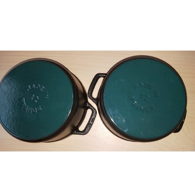 STAUB - ストウブ ピコ ココット ラウンド 12cm ブラック 2個の通販