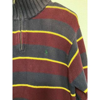 ポロラルフローレン(POLO RALPH LAUREN)の【美品】Polo by Ralph Lauren ハーフジップセーター　古着(ニット/セーター)