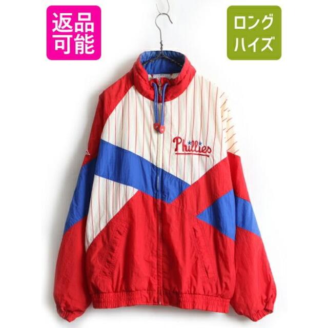 90s ■ APEX ONE MLB オフィシャル フィリーズ ナイロン ジャケ