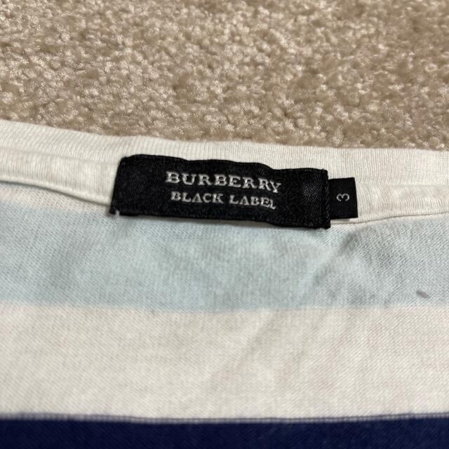 BURBERRY BLACK LABEL(バーバリーブラックレーベル)のBURBERRY  ボーダー  Tシャツ  Sサイズ メンズのトップス(Tシャツ/カットソー(半袖/袖なし))の商品写真