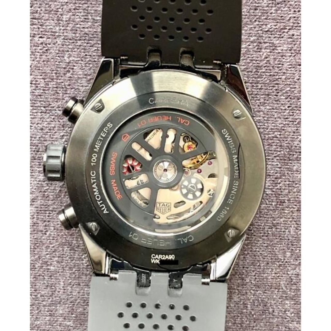 TAG Heuer(タグホイヤー)の【極美品】TAG HEUER（タグホイヤー）カレラ  ホイヤー01  カタログ付 メンズの時計(腕時計(アナログ))の商品写真