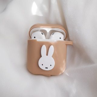 AirPods ケース エアーポッズ カバー ミッフィ キーホルダー(キャラクターグッズ)