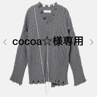 ルシェルブルー(LE CIEL BLEU)のcocoa☆様専用　irene    Mix Cable Pullover   (ニット/セーター)