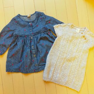 ベビーギャップ(babyGAP)の80 2枚セット♥(ワンピース)