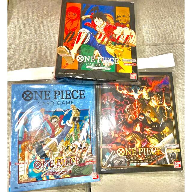 ワンピース ONEPIECE 9ポケットバインダー ファイル 3種 ワンピース ONEPIECE 9ポケットバインダー ファイル 3種