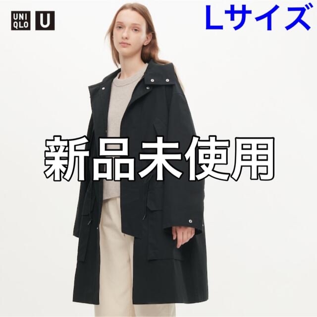 UNIQLO theory コラボ XL ノーカラーコート 未使用◆noa-ge◆ノーカラーコート◆フェイクスエード◆チャコールブラウン◆L