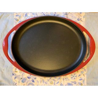 ルクルーゼ(LE CREUSET)のLE CREUSET ル・クルーゼSグリルオーバル　(鍋/フライパン)