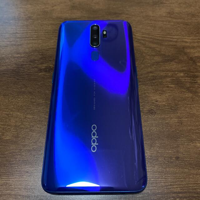 OPPO A5 2020 ブルー アンドロイドスマートフォン