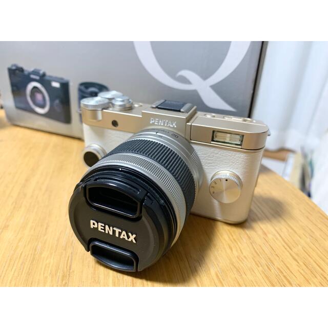 PENTAX - PENTAX Q-S1 Q-S1 ズームレンズキット GOLD/CREAMの通販 by ...