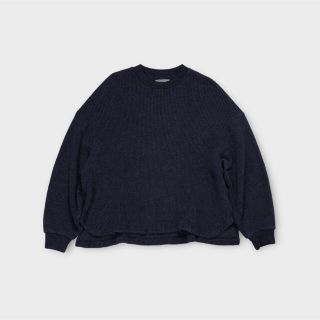 ブラームス(blurhms)のblurhms【WOOL COTTON BIG WAFFLE CREWNECK】(ニット/セーター)