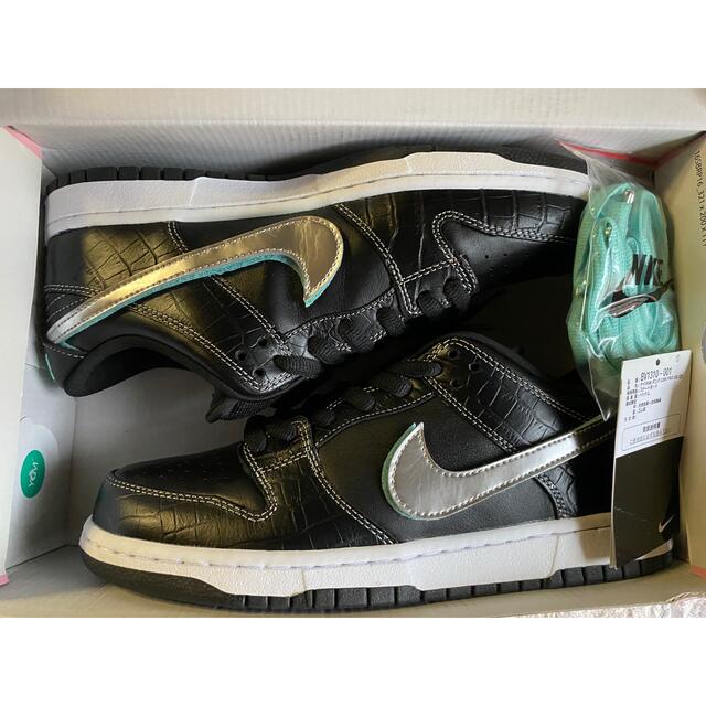 NIKE - DIAMOND SUPPLY × NIKE SB DUNK BLACKの通販 shop｜ナイキならラクマ