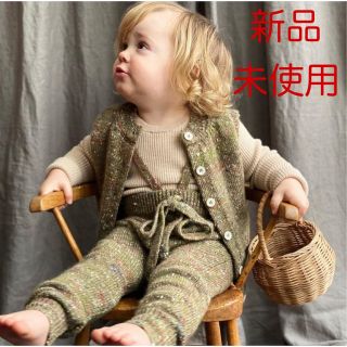 キャラメルベビー&チャイルド(Caramel baby&child )のMABLI マブリTYLWYTH TEG PANTS -SAGE(ロンパース)