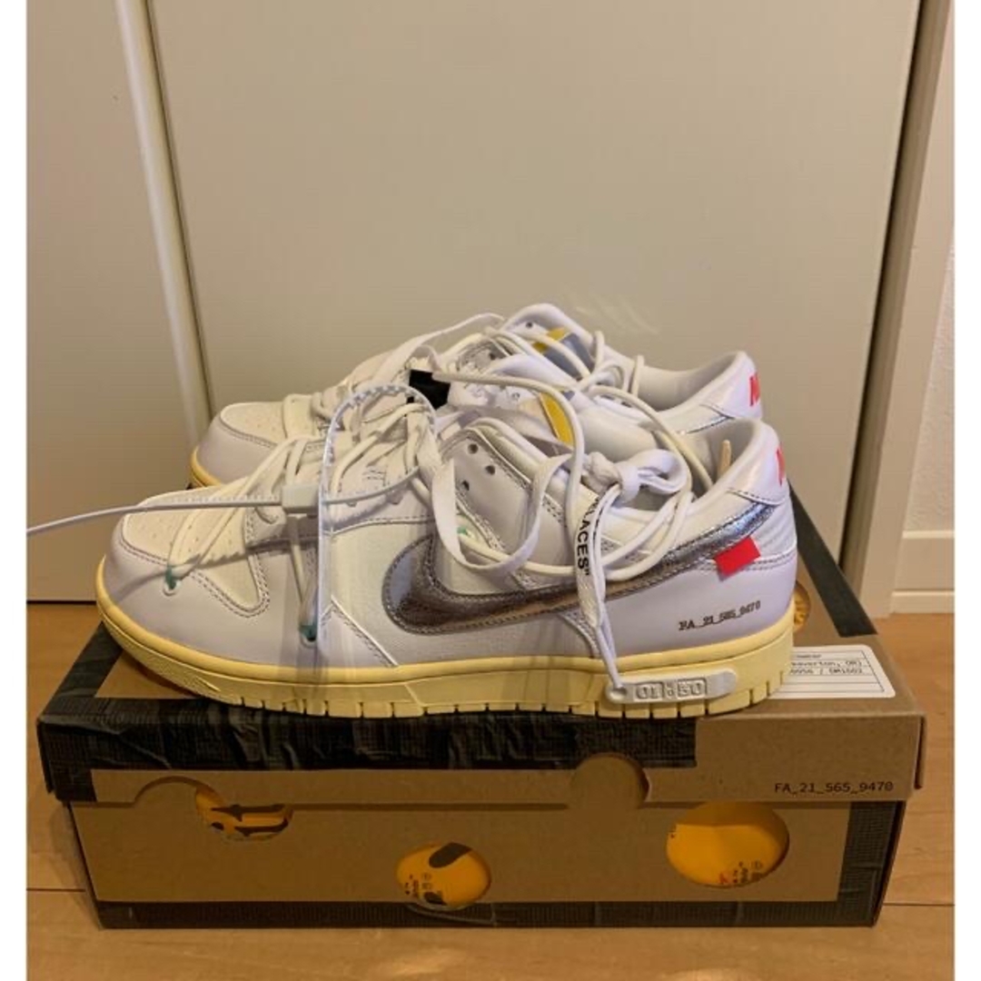 NIKE(ナイキ)のNIKE off-white dunk lot1 メンズの靴/シューズ(スニーカー)の商品写真