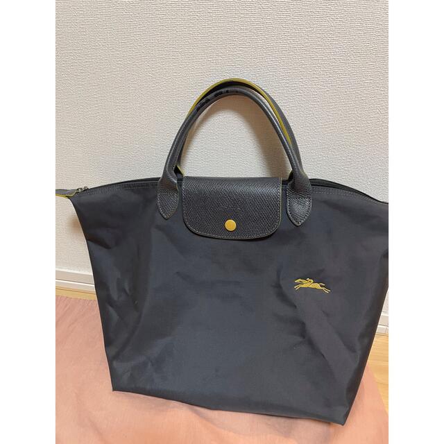 LONGCHAMP(ロンシャン)のロンシャン  グレー✖️イエロー レディースのバッグ(トートバッグ)の商品写真