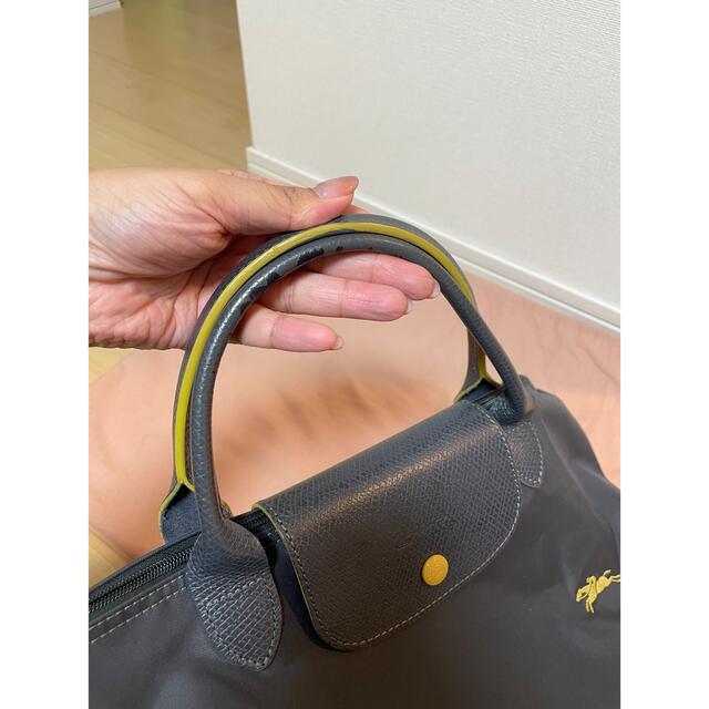 LONGCHAMP(ロンシャン)のロンシャン  グレー✖️イエロー レディースのバッグ(トートバッグ)の商品写真