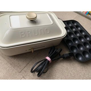 BRUNO コンパクトホットプレートBOE021WH 【中古】の通販 by natural