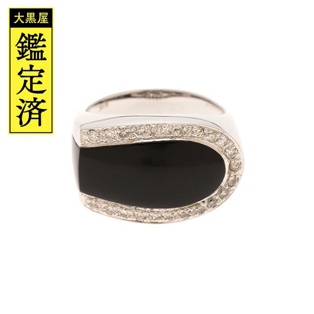 JEWELRY　ノンブランドジュエリー　リング　オニキス　13号【437】