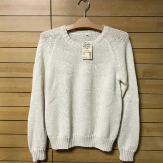 良品【ミッシェルクラン】（M）セーター　ニット　アルパカ　ループクルーネック