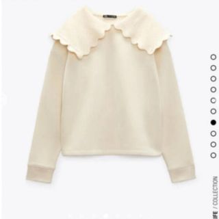 ザラ(ZARA)のZARA チャンキーネックラインスウェットシャツ(トレーナー/スウェット)