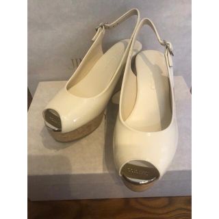 JIMMY CHOO - 新品☆ジミーチュウ 35 ウェッジソール サンダル