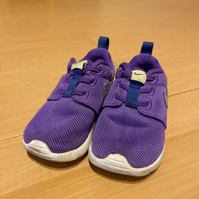 NIKE(ナイキ)のNIKE 子ども靴　12cm 紫 キッズ/ベビー/マタニティのベビー靴/シューズ(~14cm)(スニーカー)の商品写真