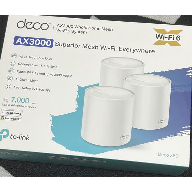 tp-link AX3000 Deco X60 3ユニットセット