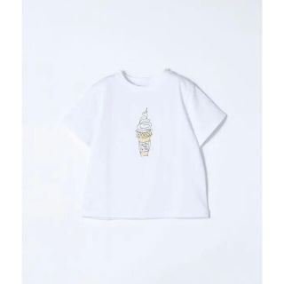 シップスキッズ(SHIPS KIDS)のSHIPSany新品新作タグ付きドローイングプリント半袖TシャツM125-135(Tシャツ/カットソー)