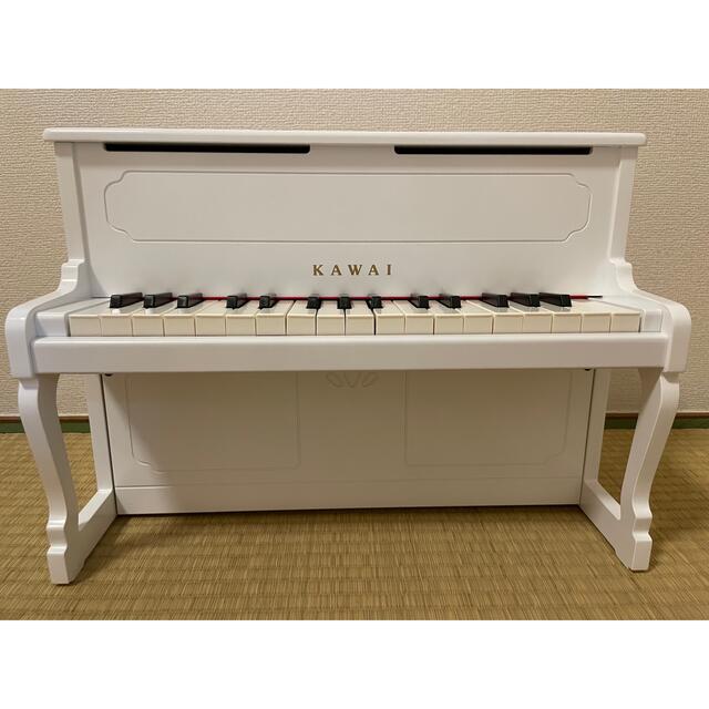 カワイ　アップライトピアノ  ホワイト　おもちゃ　玩具 楽器の鍵盤楽器(ピアノ)の商品写真
