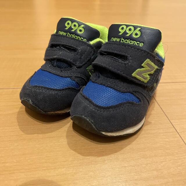 New Balance(ニューバランス)のニューバランス　子ども靴　12cm 青 キッズ/ベビー/マタニティのベビー靴/シューズ(~14cm)(スニーカー)の商品写真