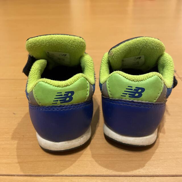 New Balance(ニューバランス)のニューバランス　子ども靴　12cm 青 キッズ/ベビー/マタニティのベビー靴/シューズ(~14cm)(スニーカー)の商品写真